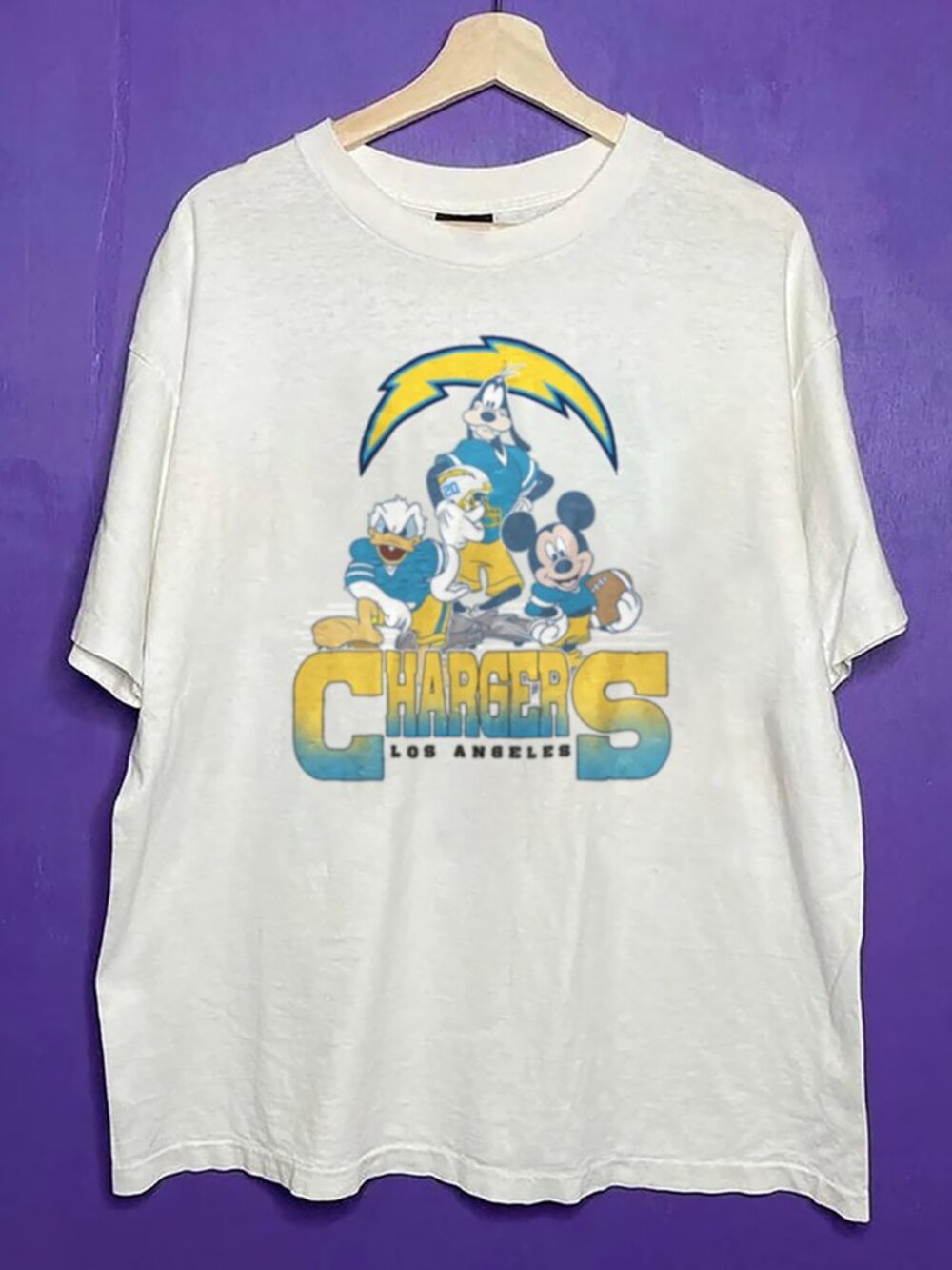 Los Angeles Chargers Disney Football Fan Shirt, LA Chargers NFL Football Shirt